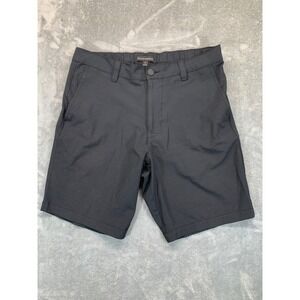 Banana Republic Shorts Mens 34 Gray Striped Lightweight Casual Golf